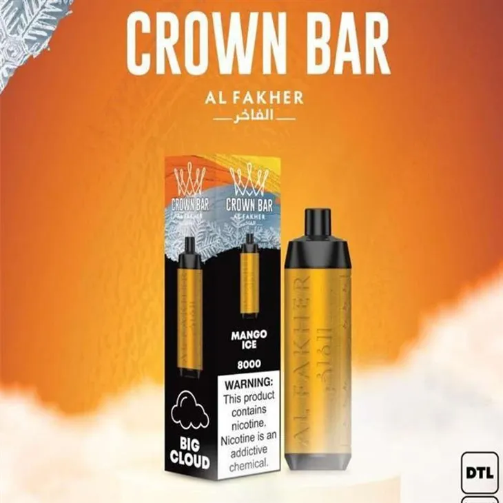AL FAKHER CROWN BAR 8000 puff vape