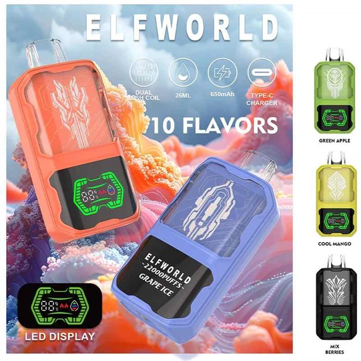 ELFWORLD AI 22000 Puff Vape ELFWORLD AI 22000 Puff Vape