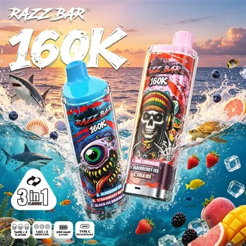 Razz Bar 160K: Prehľad o inovácii elektronického-cigaretového priemyslu – zme...