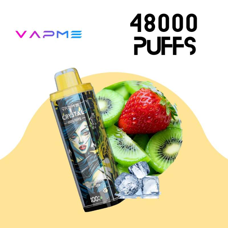 Vapme-Crystal-48K-Disposable-Vape-Power-And-E-Liquid-DisplayVapme-Crystal-48K Vapme-Crystal-48K-Disposable-Vape-Power-And-E-Liquid-DisplayVapme-Crystal-48K