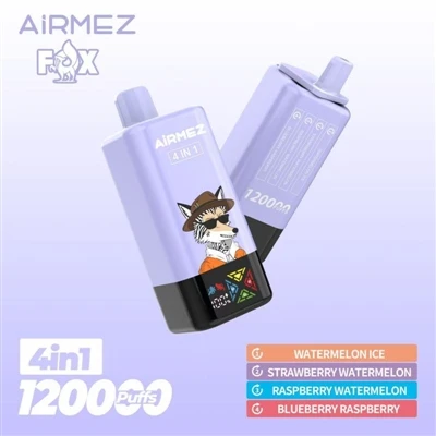 Airmez Fox 120000, v súčasnosti najväčší produkt PUFFS v európskom sklade