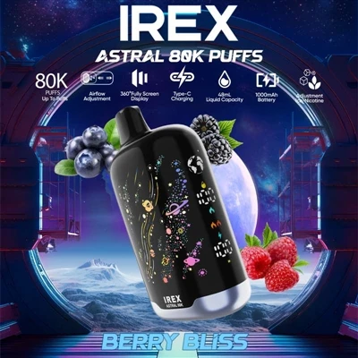 IREX Astral 80K – vlajková loď jednorazovej e-cigarety s vysokou kapacitou, v...