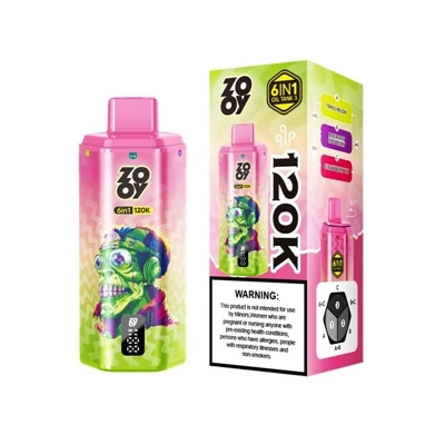 ZOOY 120K 6V 1 — Vysokokapacitná jednorazová E-cigareta pre dokonalý zážitok ...