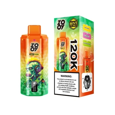 ZOOY 120K 6IN1: Prémiové multi-jednorazové E{4}}cigarety s príchuťou pre veľk...