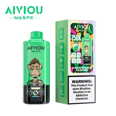 WASPE Aiviou 6 in 1 150K Puffs Jednorazová vapa – vysokokapacitná, multifunkč...