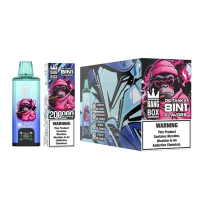 BANG BOX 200K jednorazová vape – preferovaná voľba pre vysokokapacitné, dobíj...