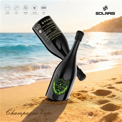SOLARIS Champagne 30000 Puffs 30K E-cigareta: Keď sa vysoký počet ťahov stret...