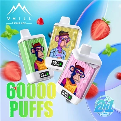 Vhill Twins 60000: Úplne nový zážitok vo veľkoobjemových-jednorazových E-ciga...