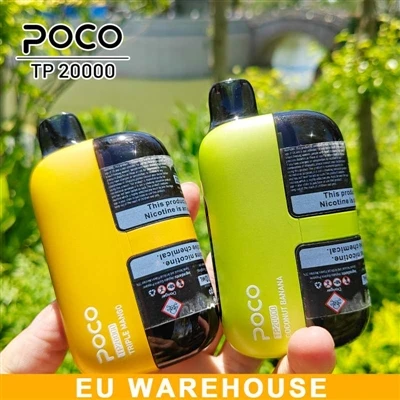 POCO TP20000: Jednorazová E-cigareta, ktorá stelesňuje-dlhodobú udržateľnosť.