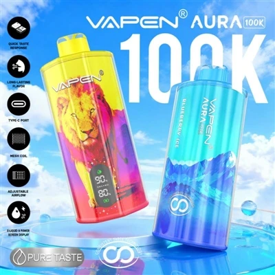 VAPEN AURA 100000: Keď jednorazové E-cigarety vstúpia do éry „skutočne dlhotr...