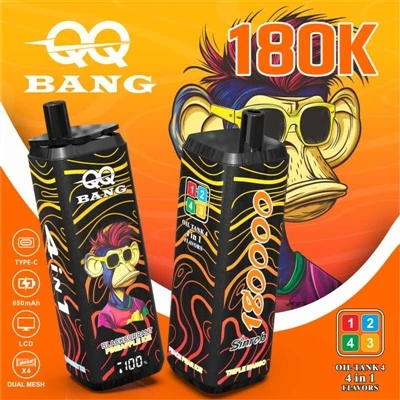 QQ BANG 180K 4v1: Jedna cigareta, štyri príchute – prenosná párty pre mladých...