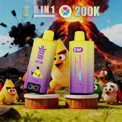 BANG KING VAPEN 8IN1 200K: Nový zážitok z E-cigariet pre trendových mladých ľudí