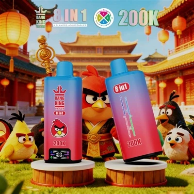 BANG KING VAPEN 200K 8V1: Dokonalý zážitok z e-cigariet s viacerými príchuťam...
