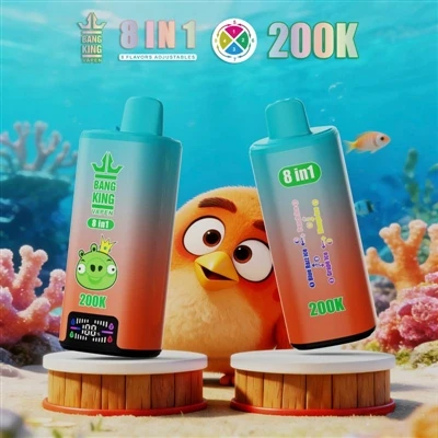 BANG KING VAPEN 200K 8V1: Dokonalý zážitok z e-cigariet s viacerými príchuťam...