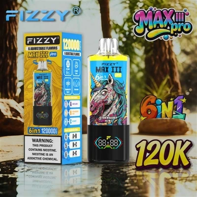 Fizzy MAXIII Pro 120K Puffs: Keď je šesť chutí zabalených do jedného zariaden...