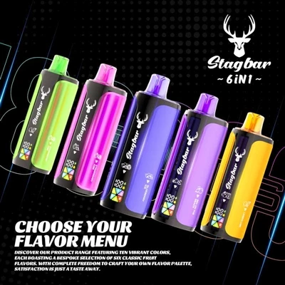 Stag Bar 6in1 180K: Jednorazová elektronická-cigareta, ktorá spája „odolnosť“...