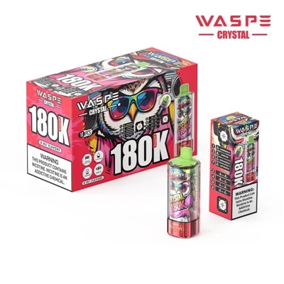 Waspe Crystal 8-in-1 180 000 Puffs Vape: Skvelý príklad 'Multi-éry systémovej...