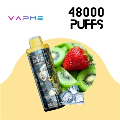 VAPME CRYSTAL 48000: Vysokokapacitná-jednorazová E-cigareta skutočne vhodná n...
