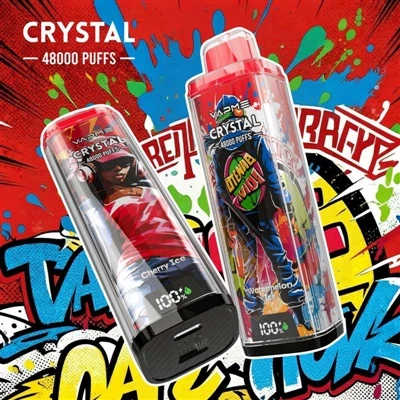 VAPME CRYSTAL 48000: Vysokokapacitná-jednorazová E-cigareta skutočne vhodná n...