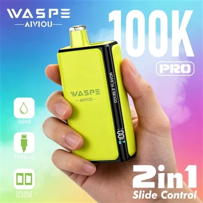 Waspe Double Flavour 100K Pro: Keď vaping začne hovoriť nie „nude“