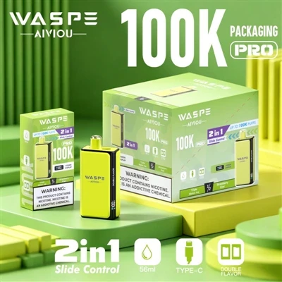 Waspe Double Flavour 100K Pro: Keď jednorazové vapy začnú hovoriť nie „nude“