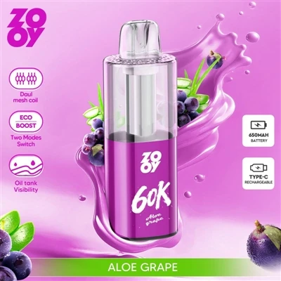 ZOOY Fizzy 60K: High-Puff Vapes vstupujú do „éry vytrvalosti“