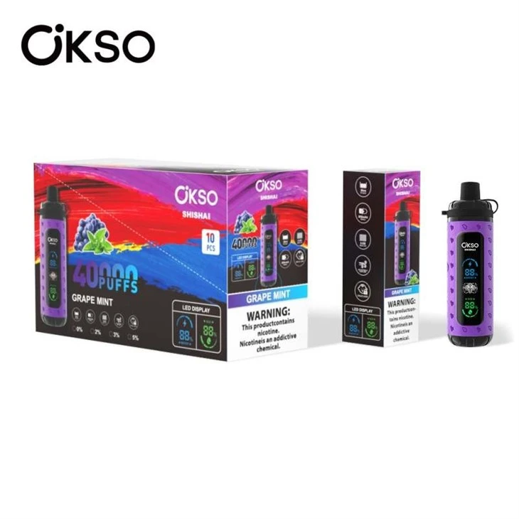 00grape mint_OKSO Shisha Max 40000 00grape mint_OKSO Shisha Max 40000