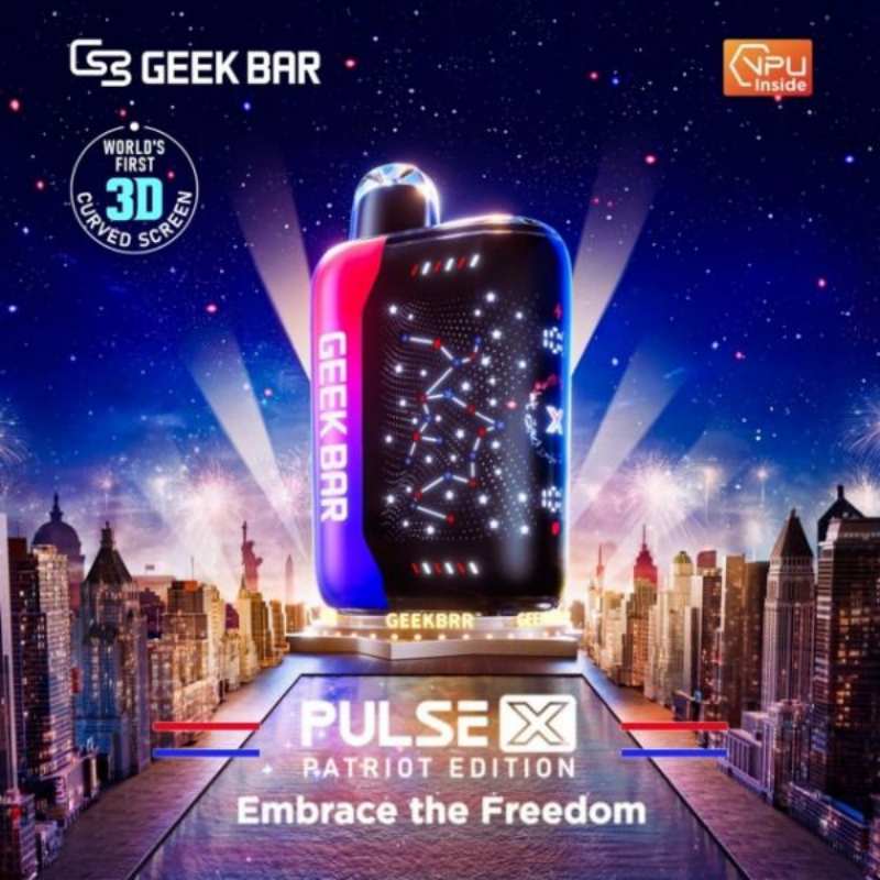 geekbarpulsexpatriotedition25000puffsdisposable-GEEK BAR PULSE X 25000