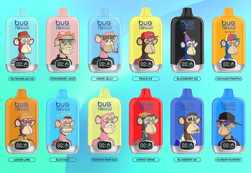 BUG TORNADO 12000 taste list