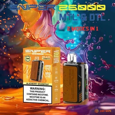 VAPMOD SNIPER 25000 Potiahnutia Vape
