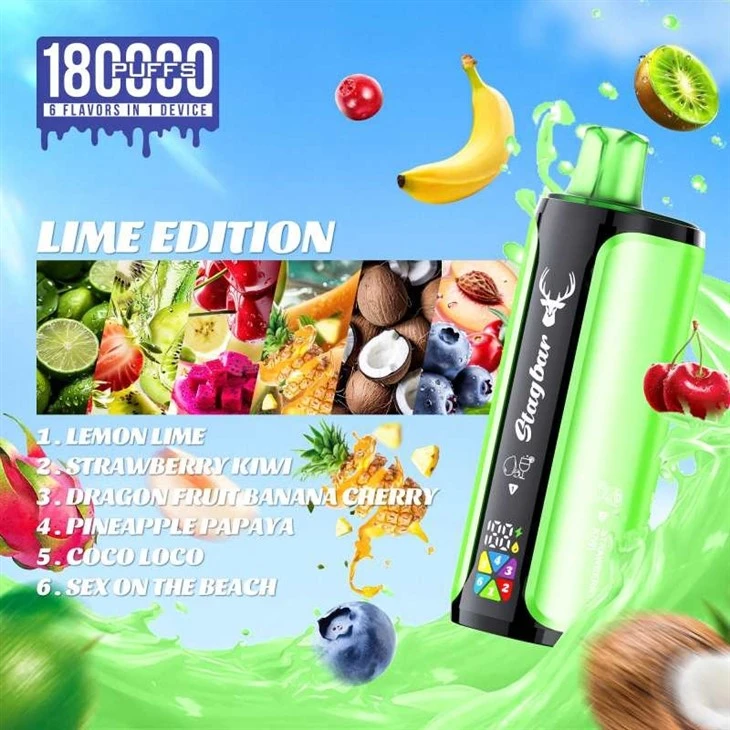 Stag Bar 6in1 180K Puff suppliers Stag Bar 6in1 180K Puff suppliers