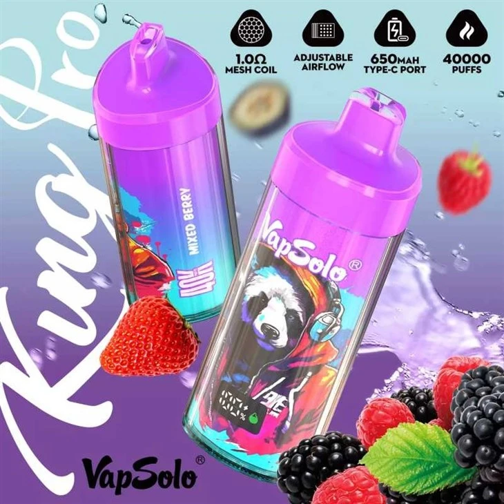 VapSolo-King-Pro-40000-Puffs-Smart-Screen-40K-2-5-Low-Nicotine-Vapsolo King Pro 40000