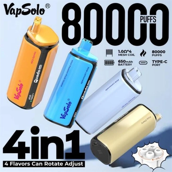 Vapsolo Quads 80000 Puffs high quality Vapsolo Quads 80000 Puffs high quality