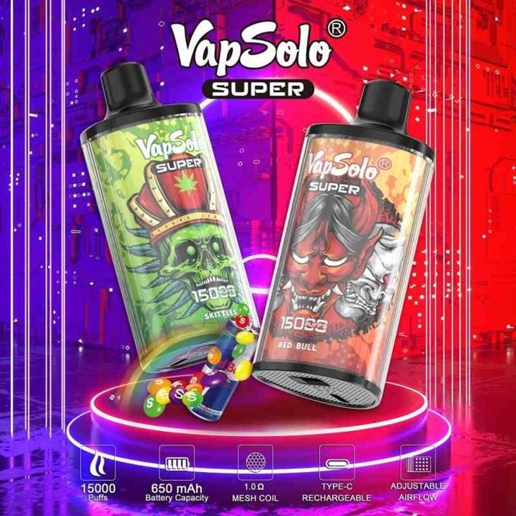 High-Quality-Vapsolo-Super-15000-Puffs-E-Cigarette-Disposable-Vapes-Box-650mAh-Rechargeable-Batteries-26ml-Puff-12K-15K-10K-5-Display-Screen-Vape_VapSolo SUPER 15000